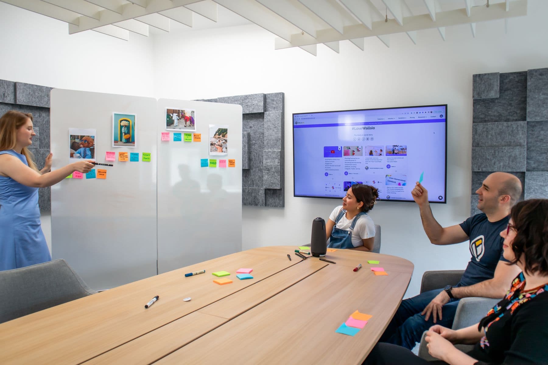 A collaborative planning workshop using visual evidence and shared discussion